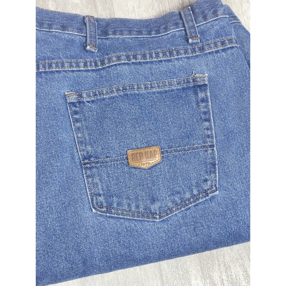 Red Kap Men's Blue Relaxed Fit‎ Jean 44x28 C-0035
